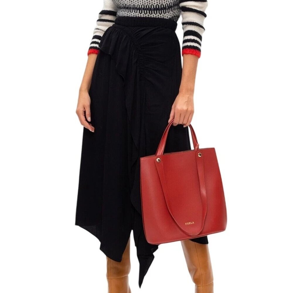 Ulla Johnson ‘Sofia’ asymmetric ruffled skirt, Size 6, New with Tag
